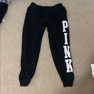 Pink sweatpants
